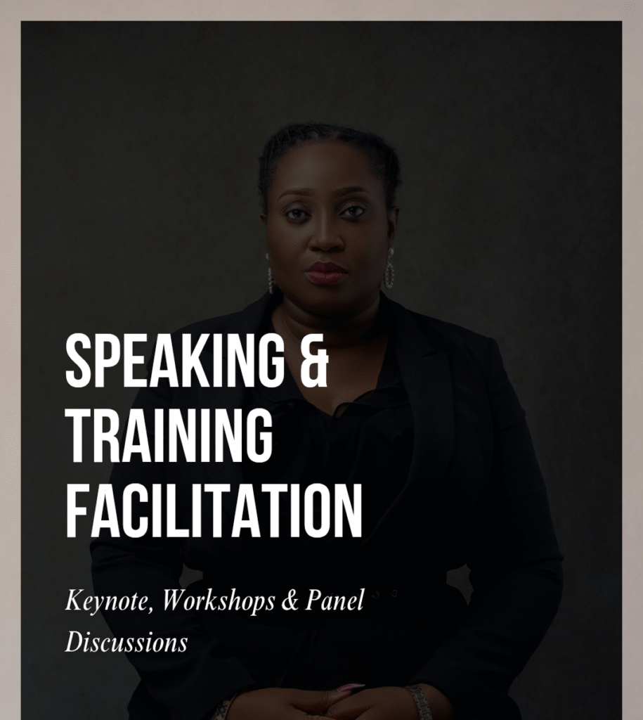 Speaking Training & Facilitation